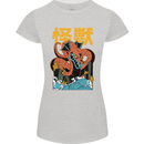 Kaiju Dragon King Ghidorah Japanese Monster Womens Petite Cut T-Shirt Sports Grey