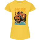 Kaiju Dragon King Ghidorah Japanese Monster Womens Petite Cut T-Shirt Yellow