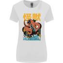 Kaiju Dragon King Ghidorah Japanese Monster Womens Wider Cut T-Shirt White