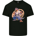Karate Dragon Martial Arts MMA Mens Cotton T-Shirt Tee Top Black
