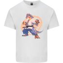 Karate Dragon Martial Arts MMA Mens Cotton T-Shirt Tee Top White