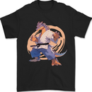 Karate Dragon Martial Arts MMA Mens T-Shirt 100% Cotton Black
