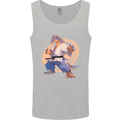 Karate Dragon Martial Arts MMA Mens Vest Tank Top Sports Grey
