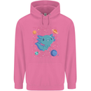 Kawaii Axolotl in Space Mens 80% Cotton Hoodie Azelea