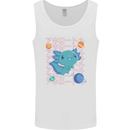 Kawaii Axolotl in Space Mens Vest Tank Top White
