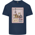 Kawaii Dog Machine Puppy Kids T-Shirt Childrens Navy Blue