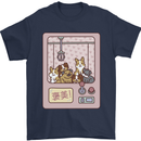 Kawaii Dog Machine Puppy Mens T-Shirt 100% Cotton Navy Blue