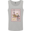 Kawaii Dog Machine Puppy Mens Vest Tank Top Sports Grey
