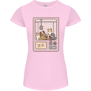 Kawaii Dog Machine Puppy Womens Petite Cut T-Shirt Light Pink