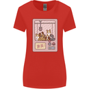 Kawaii Dog Machine Puppy Womens Wider Cut T-Shirt Red