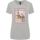 Kawaii Dog Machine Puppy Womens Wider Cut T-Shirt Sports Grey