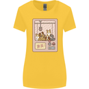 Kawaii Dog Machine Puppy Womens Wider Cut T-Shirt Yellow