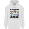 Kawaii Sushi Rainbow Roll Fish Childrens Kids Hoodie White