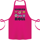 Kawaii Sushi Rainbow Roll Fish Cotton Apron 100% Organic Pink