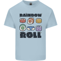 Kawaii Sushi Rainbow Roll Fish Kids T-Shirt Childrens Light Blue