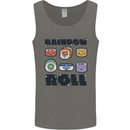 Kawaii Sushi Rainbow Roll Fish Mens Vest Tank Top Charcoal