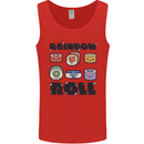 Kawaii Sushi Rainbow Roll Fish Mens Vest Tank Top Red