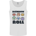 Kawaii Sushi Rainbow Roll Fish Mens Vest Tank Top White