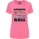 Kawaii Sushi Rainbow Roll Fish Womens Wider Cut T-Shirt Azalea
