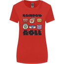 Kawaii Sushi Rainbow Roll Fish Womens Wider Cut T-Shirt Red