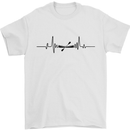 Kayak ECG Kayaking Heart Pulse Mens T-Shirt 100% Cotton White