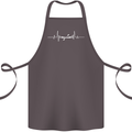 Kayak ECG Kayaking Pulse Heart Cotton Apron 100% Organic Dark Grey