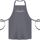 Kayak ECG Kayaking Pulse Heart Cotton Apron 100% Organic Steel