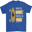Kayak Funny Kayaking Mens T-Shirt 100% Cotton Royal Blue