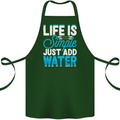 Kayak Sailing Skiing Fishing Surfing Scuba Diving Cotton Apron 100% Organic Forest Green