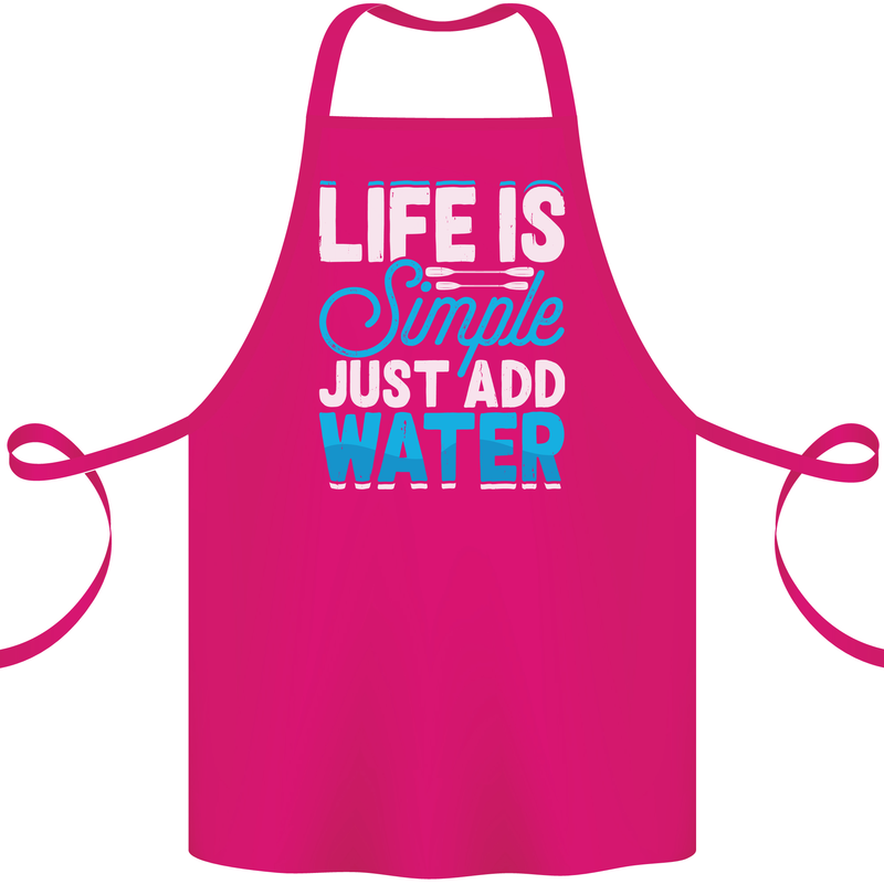 Kayak Sailing Skiing Fishing Surfing Scuba Diving Cotton Apron 100% Organic Pink