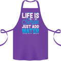 Kayak Sailing Skiing Fishing Surfing Scuba Diving Cotton Apron 100% Organic Purple