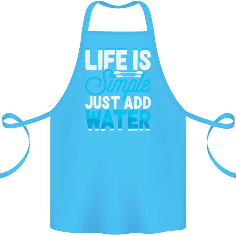Kayak Sailing Skiing Fishing Surfing Scuba Diving Cotton Apron 100% Organic Turquoise