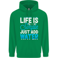 Kayak Sailing Skiing Fishing Surfing Scuba Diving Mens 80% Cotton Hoodie Irish Green