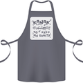 Kayak to Keep My Sanity Kayaking Funny Cotton Apron 100% Organic Steel