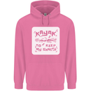 Kayak to Keep My Sanity Kayaking Funny Mens 80% Cotton Hoodie Azelea