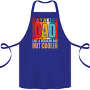 Kayaking Dad But Cooler Funny Kayak Cotton Apron 100% Organic Royal Blue
