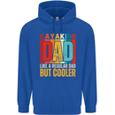 Kayaking Dad But Cooler Funny Kayak Mens 80% Cotton Hoodie Royal Blue