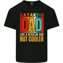 Kayaking Dad But Cooler Funny Kayak Mens Cotton T-Shirt Tee Top Black