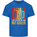 Kayaking Dad But Cooler Funny Kayak Mens Cotton T-Shirt Tee Top Royal Blue