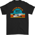 Kayaking Makes Me Wet Funny Kayak Canoe Mens Gildan Cotton T-Shirt Black