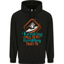 Kayaking Solves Everything Funny Kayak Mens 80% Cotton Hoodie Black