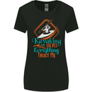 Kayaking Solves Everything Funny Kayak Womens Wider Cut T-Shirt Black