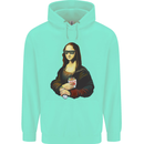 Kebab Mona Lisa Funny Food Childrens Kids Hoodie Peppermint
