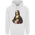 Kebab Mona Lisa Funny Food Childrens Kids Hoodie White