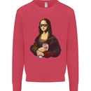 Kebab Mona Lisa Funny Food Kids Sweatshirt Jumper Heliconia