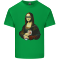 Kebab Mona Lisa Funny Food Mens Cotton T-Shirt Tee Top Irish Green
