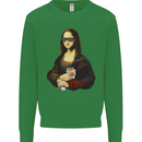 Kebab Mona Lisa Funny Food Mens Sweatshirt Jumper Irish Green