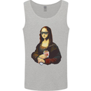 Kebab Mona Lisa Funny Food Mens Vest Tank Top Sports Grey