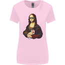 Kebab Mona Lisa Funny Food Womens Wider Cut T-Shirt Light Pink
