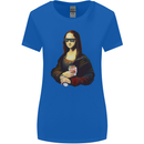 Kebab Mona Lisa Funny Food Womens Wider Cut T-Shirt Royal Blue